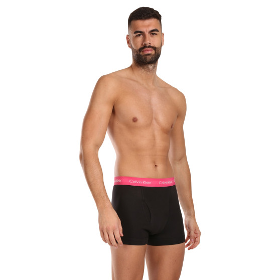 3PACK ανδρικό σορτς μποξεράκι Calvin Klein μαύρο (NB2615A-MLR)