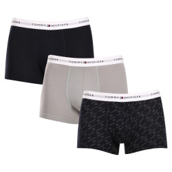 3PACK ανδρικό σορτς μποξεράκι Tommy Hilfiger πολύχρωμο (UM0UM02768 0Y1)