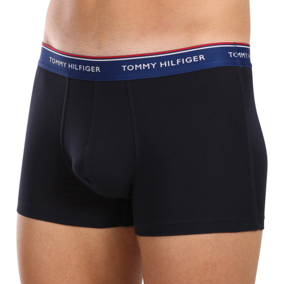 3PACK ανδρικό σορτς μποξεράκι Tommy Hilfiger σκούρο μπλε (UM0UM01642 0SS)