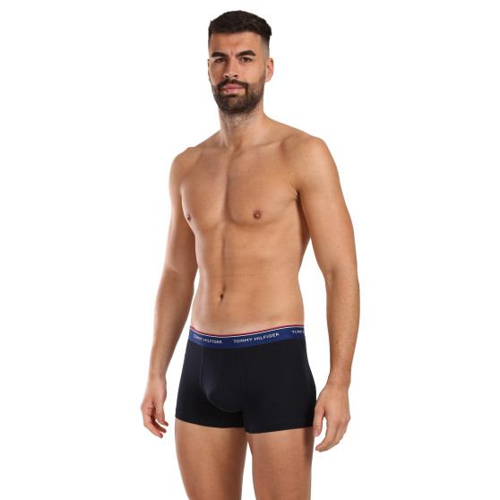 3PACK ανδρικό σορτς μποξεράκι Tommy Hilfiger σκούρο μπλε (UM0UM01642 0SS)