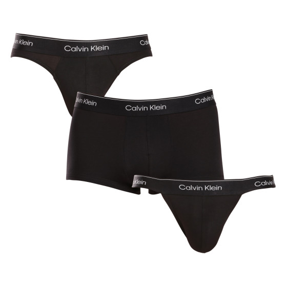 3PACK ανδρικά εσώρουχα Calvin Klein mix black (NB3877A-UB1)