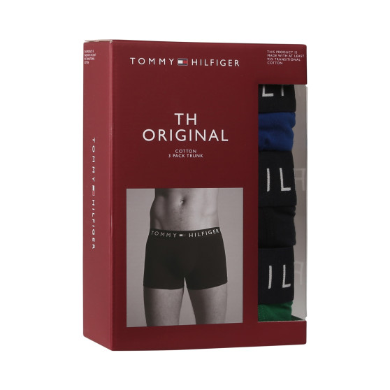 3PACK ανδρικό σορτς μποξεράκι Tommy Hilfiger πολύχρωμο (UM0UM03180 0VX)