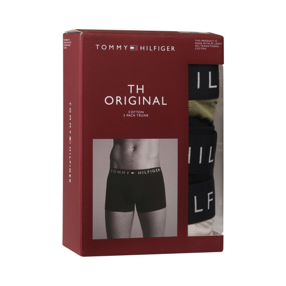 3PACK ανδρικό σορτς μποξεράκι Tommy Hilfiger πολύχρωμο (UM0UM03180 0XT)