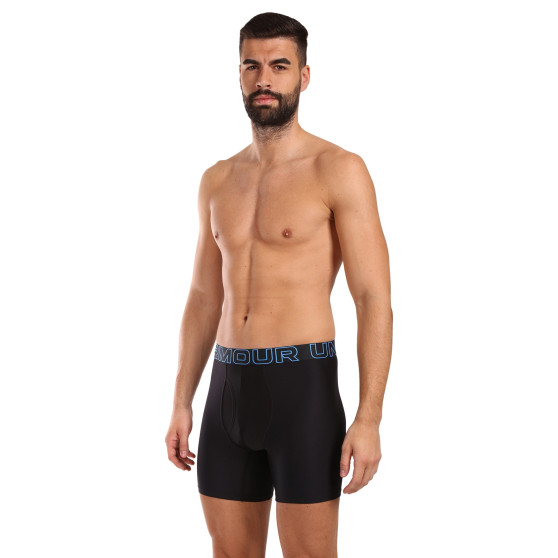 3PACK ανδρικό σορτς μποξεράκι Under Armour μαύρο (1383878 002)