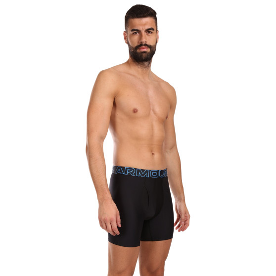 3PACK ανδρικό σορτς μποξεράκι Under Armour μαύρο (1383878 002)