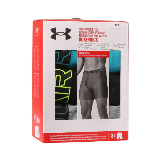 3PACK ανδρικό σορτς μποξεράκι Under Armour πολύχρωμο (1383878 464)