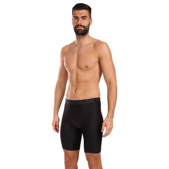 3PACK ανδρικό σορτς μποξεράκι Under Armour μαύρο (1383880 001)