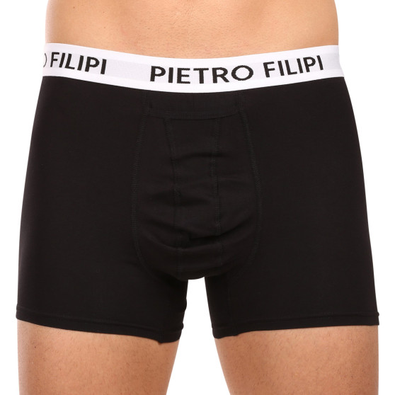 2PACK Pietro Filipi ανδρικό σορτσάκι μποξεράκι με μπάλες μαύρο (2BCL003)