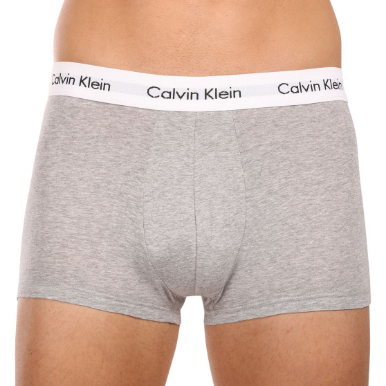 3PACK ανδρικό σορτς μποξεράκι Calvin Klein γκρι (U2664G-KS0)