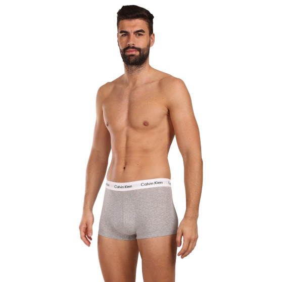 3PACK ανδρικό σορτς μποξεράκι Calvin Klein γκρι (U2664G-KS0)