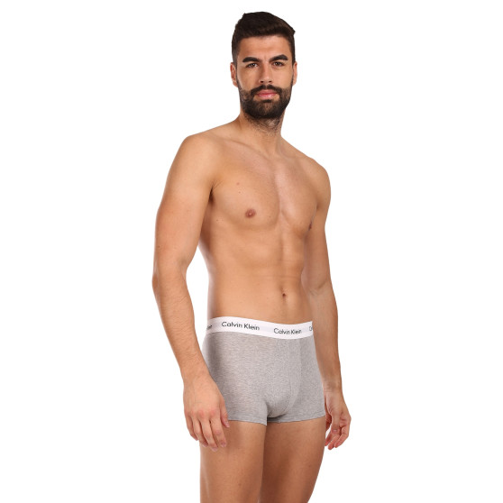 3PACK ανδρικό σορτς μποξεράκι Calvin Klein γκρι (U2664G-KS0)