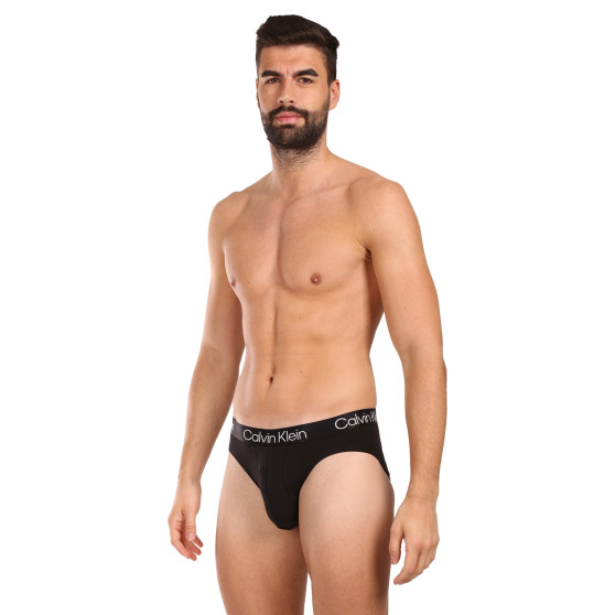 3PACK ανδρικό σλιπ Calvin Klein μαύρο (NB2969A-7VI)