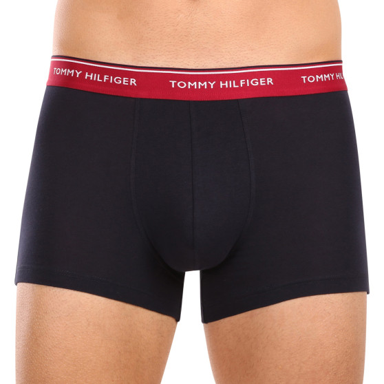 3PACK ανδρικό σορτς μποξεράκι Tommy Hilfiger σκούρο μπλε (UM0UM01642 0R6)