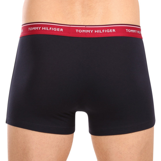 3PACK ανδρικό σορτς μποξεράκι Tommy Hilfiger σκούρο μπλε (UM0UM01642 0R6)