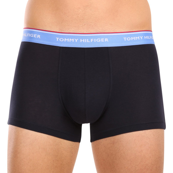 3PACK ανδρικό σορτς μποξεράκι Tommy Hilfiger σκούρο μπλε (UM0UM01642 0R6)