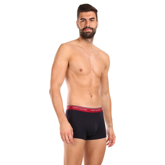 3PACK ανδρικό σορτς μποξεράκι Tommy Hilfiger σκούρο μπλε (UM0UM01642 0R6)