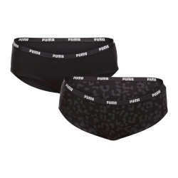 2PACK γυναικεία εσώρουχα Puma μαύρο (701226222 001)