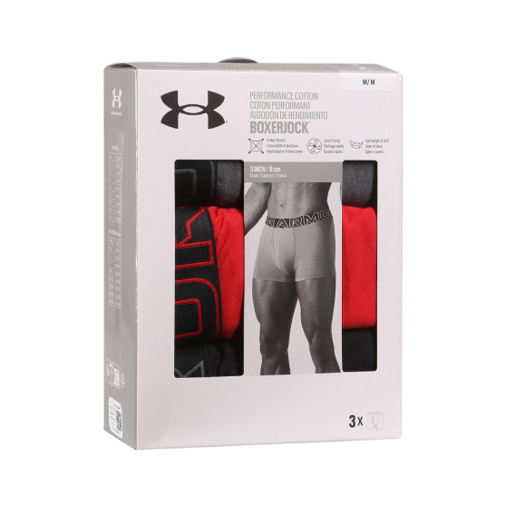 3PACK ανδρικό σορτς μποξεράκι Under Armour πολύχρωμο (1383891 025)