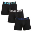 3PACK ανδρικό σορτς μποξεράκι Calvin Klein μαύρο (NB3609A-LXT)