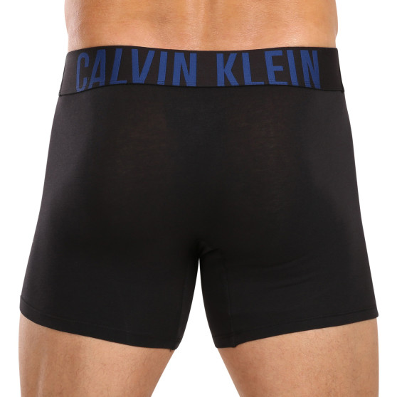 3PACK ανδρικό σορτς μποξεράκι Calvin Klein μαύρο (NB3609A-LXT)