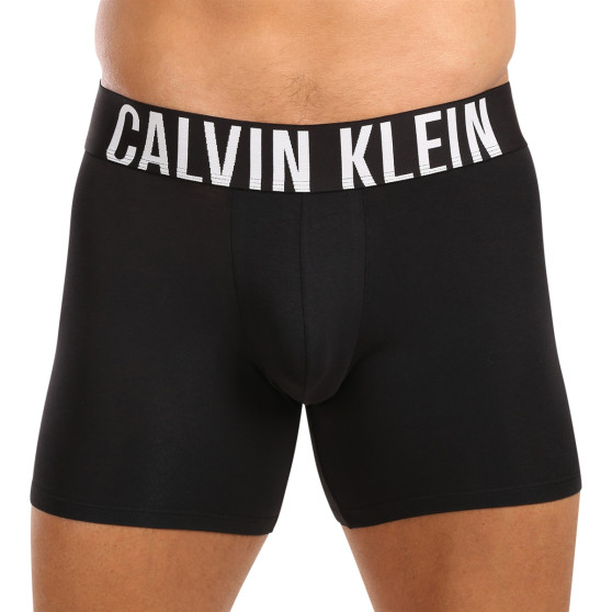 3PACK ανδρικό σορτς μποξεράκι Calvin Klein μαύρο (NB3609A-LXT)