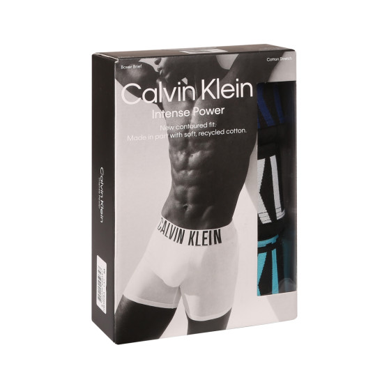 3PACK ανδρικό σορτς μποξεράκι Calvin Klein μαύρο (NB3609A-LXT)