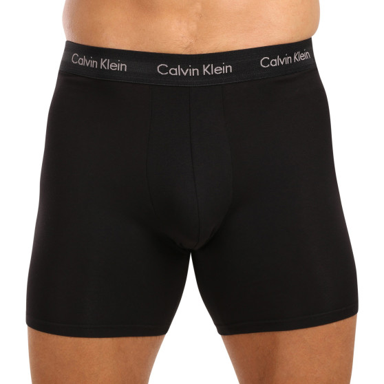 3PACK ανδρικό σορτς μποξεράκι Calvin Klein μαύρο (NB1770A-MXT)