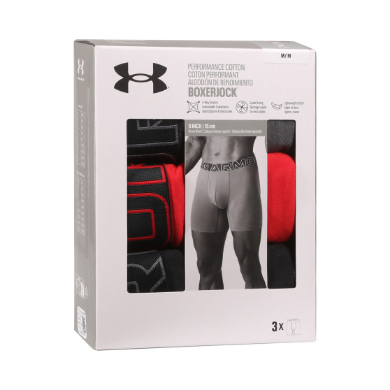 3PACK ανδρικό σορτς μποξεράκι Under Armour πολύχρωμο (1383889 025)