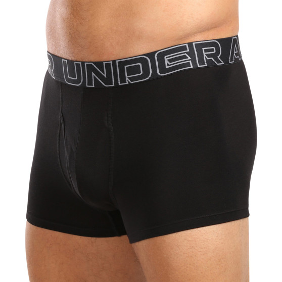 3PACK ανδρικό σορτς μποξεράκι Under Armour μαύρο (1383891 001)