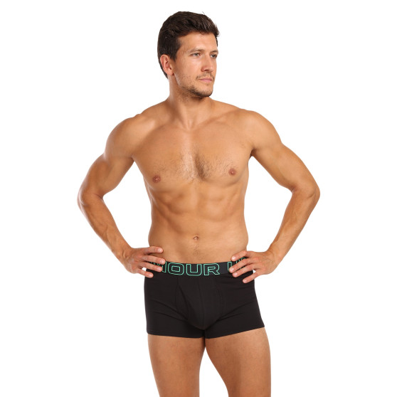 3PACK ανδρικό σορτς μποξεράκι Under Armour μαύρο (1383891 002)