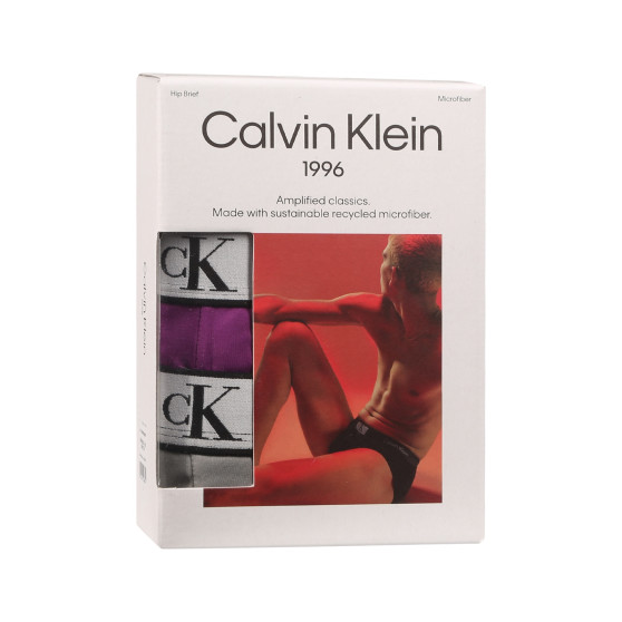 3PACK Calvin Klein ανδρικό σλιπ πολύχρωμο (NB3531A-LX5)