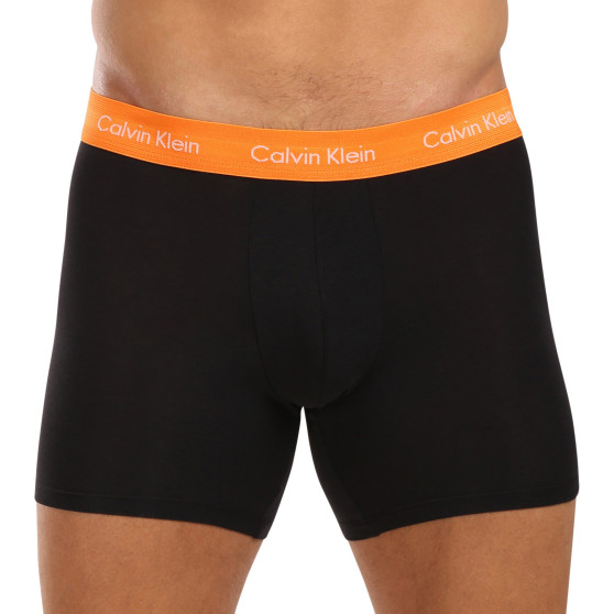 5PACK ανδρικό σορτς μποξεράκι Calvin Klein μαύρο (NB3917A-NL5)