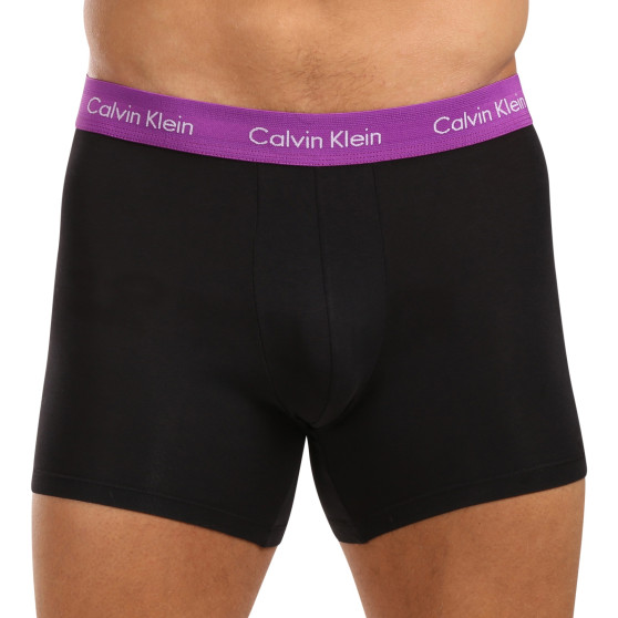 5PACK ανδρικό σορτς μποξεράκι Calvin Klein μαύρο (NB3917A-NL5)