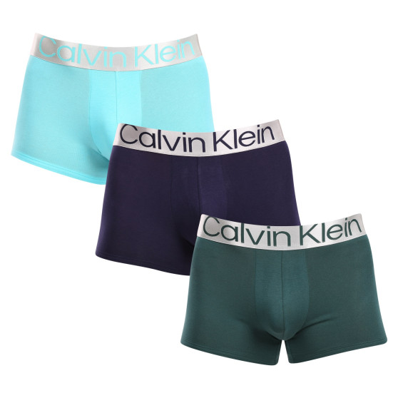 3PACK ανδρικό σορτς μποξεράκι Calvin Klein πολύχρωμο (NB3130A-N2M)