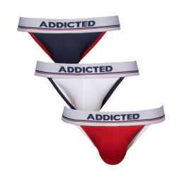 3PACK ανδρικές φόρμες Addicted πολύχρωμες (AD1010P-3COL)