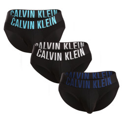 3PACK ανδρικό σλιπ Calvin Klein μαύρο (NB3607A-LXT)