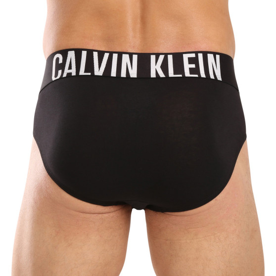 3PACK ανδρικό σλιπ Calvin Klein μαύρο (NB3607A-LXT)