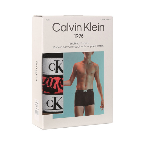 3PACK ανδρικό σορτς μποξεράκι Calvin Klein πολύχρωμο (NB3528E-N26)