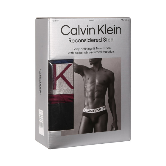 3PACK Calvin Klein ανδρικό σλιπ πολύχρωμο (NB3073A-N2G)