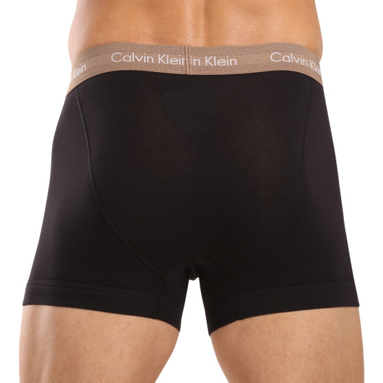 3PACK ανδρικό σορτς μποξεράκι Calvin Klein μαύρο (U2662G-NOP)