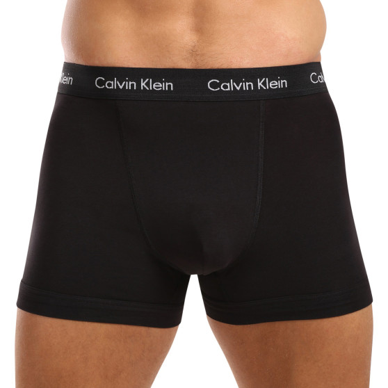 3PACK ανδρικό σορτς μποξεράκι Calvin Klein μαύρο (U2662G-NOP)