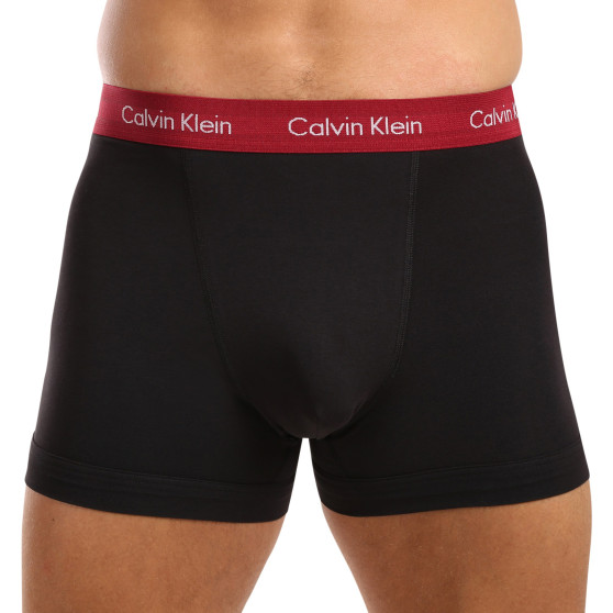 3PACK ανδρικό σορτς μποξεράκι Calvin Klein μαύρο (U2662G-NOP)