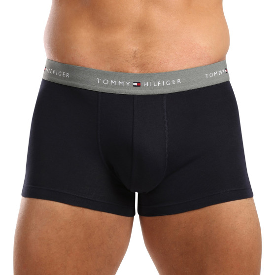 3PACK ανδρικό σορτς μποξεράκι Tommy Hilfiger σκούρο μπλε (UM0UM02763 0T9)