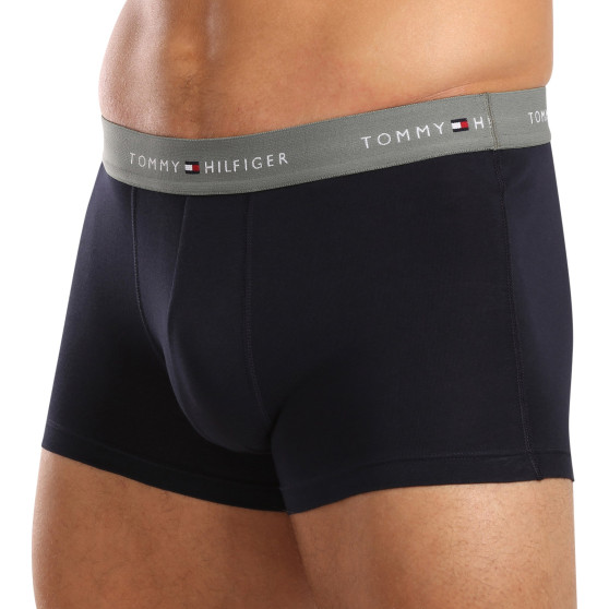 3PACK ανδρικό σορτς μποξεράκι Tommy Hilfiger σκούρο μπλε (UM0UM02763 0T9)