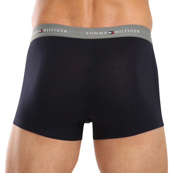 3PACK ανδρικό σορτς μποξεράκι Tommy Hilfiger σκούρο μπλε (UM0UM02763 0T9)