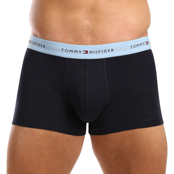 3PACK ανδρικό σορτς μποξεράκι Tommy Hilfiger σκούρο μπλε (UM0UM02763 0T9)