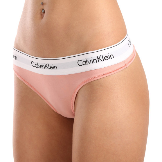 Calvin Klein Γυναικείο στρινγκ ροζ (F3786E-LWG)