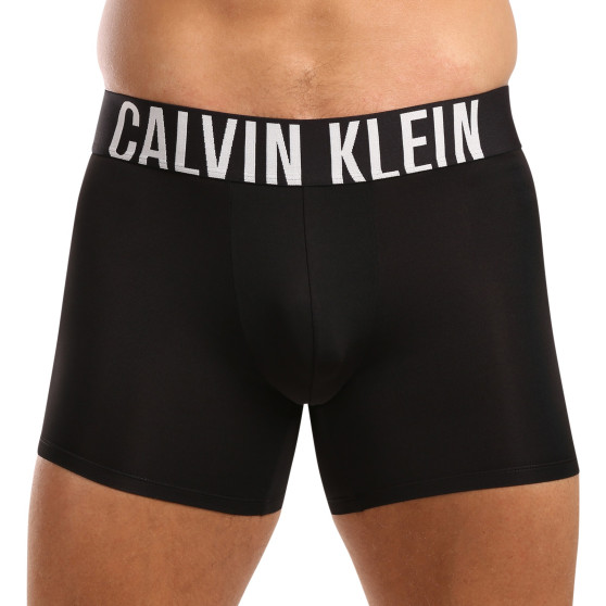 3PACK ανδρικό σορτς μποξεράκι Calvin Klein μαύρο (NB3612A-MDL)