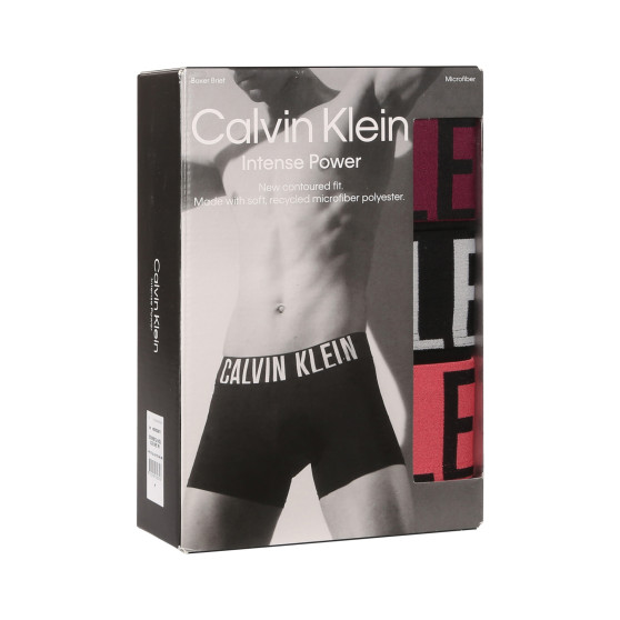 3PACK ανδρικό σορτς μποξεράκι Calvin Klein μαύρο (NB3612A-MDL)