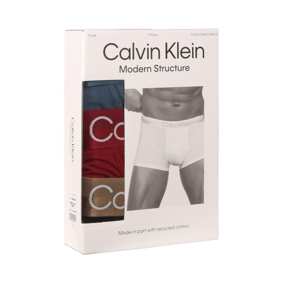 3PACK ανδρικό σορτς μποξεράκι Calvin Klein πολύχρωμο (NB2970A-MCI)